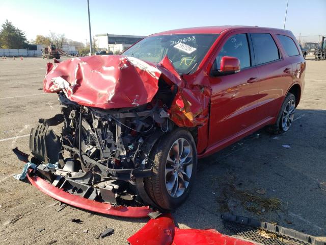 1C4RDJDG5LC260633 - 2020 DODGE DURANGO GT RED photo 2