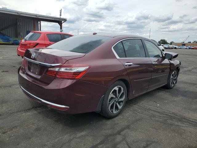 1HGCR2F85GA193859 - 2016 HONDA ACCORD EXL MAROON photo 3