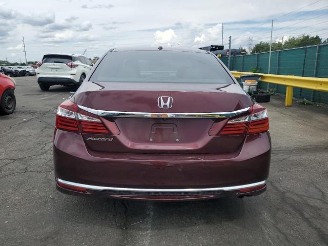 1HGCR2F85GA193859 - 2016 HONDA ACCORD EXL MAROON photo 6