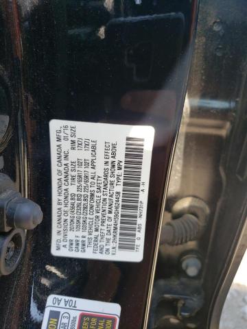 2HKRM4H59GH624458 - 2016 HONDA CR-V EX BLACK photo 12