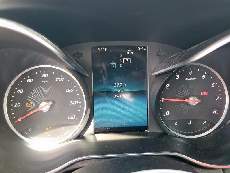 55SWF8EB3KU300975 - 2019 MERCEDES-BENZ C 300 4MATIC WHITE photo 9