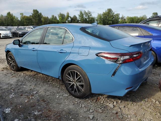 4T1G11BK0RU113240 - 2024 TOYOTA CAMRY SE NIGHT SHADE BLUE photo 2