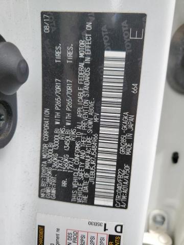 JTEBU5JR7J5484966 - 2018 TOYOTA 4RUNNER SR5/SR5 PREMIUM თეთრი ფოტო 14