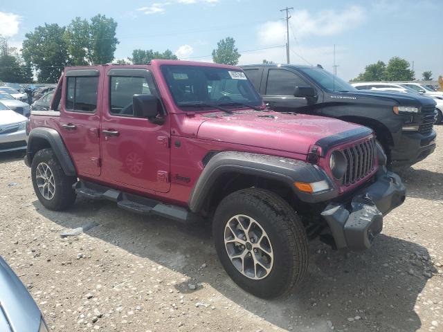 1C4PJXDG4RW338863 - 2024 JEEP WRANGLER SPORT 粉色 照片 4