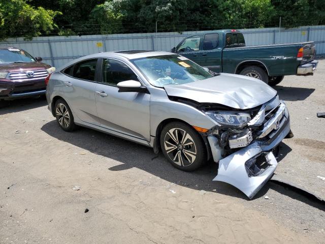 JHMFC1F78JX013825 - 2018 HONDA CIVIC EXL SILVER photo 4