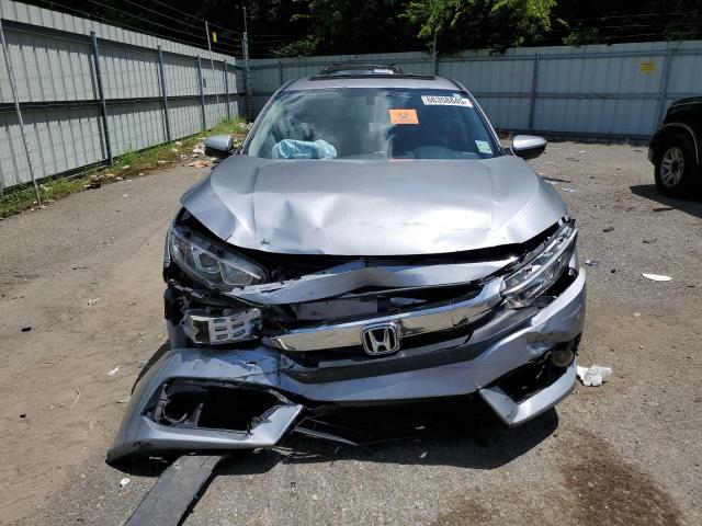 JHMFC1F78JX013825 - 2018 HONDA CIVIC EXL SILVER photo 5