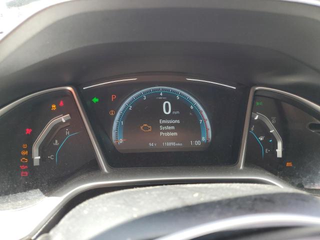 JHMFC1F78JX013825 - 2018 HONDA CIVIC EXL SILVER photo 9