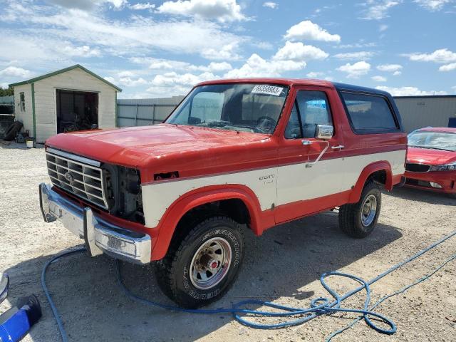 1FMDU15N5GLA49201 - 1986 FORD BRONCO U100 RED photo 1