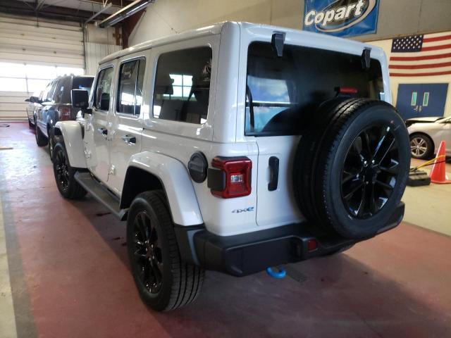 1C4JJXP65PW524126 - 2023 JEEP WRANGLER SAHARA 4XE WHITE photo 3