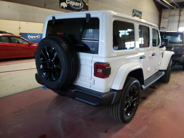 1C4JJXP65PW524126 - 2023 JEEP WRANGLER SAHARA 4XE WHITE photo 4