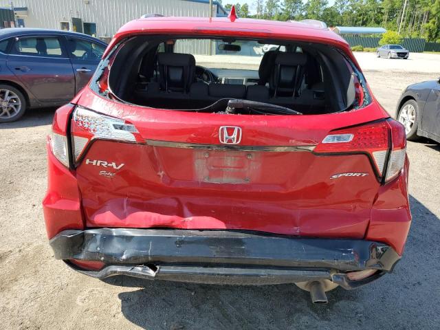 3CZRU5H16KG712818 - 2019 HONDA HR-V SPORT RED photo 6