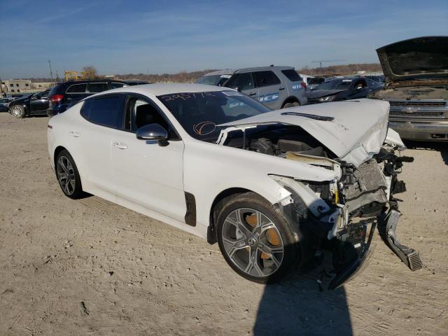 KNAE15LA6L6073912 - 2020 KIA STINGER WHITE photo 4