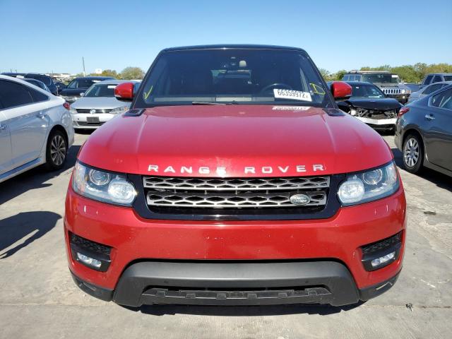 SALWG2PF9GA661826 - 2016 LAND ROVER RANGE ROVE SE RED photo 5