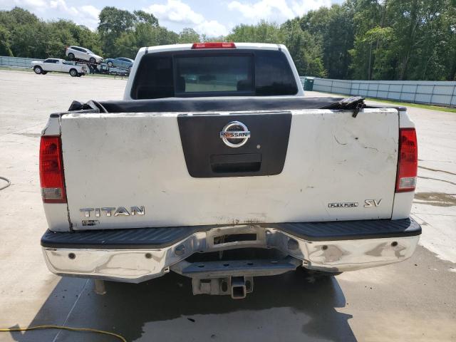 1N6BA0ED3CN324002 - 2012 NISSAN TITAN S WHITE photo 6