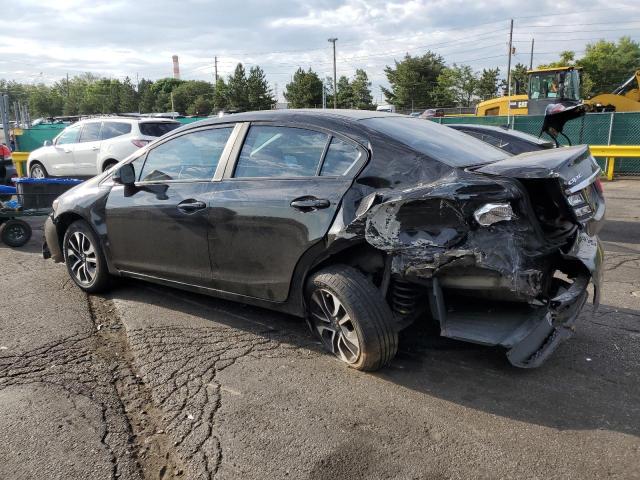 2HGFB2F91DH502833 - 2013 HONDA CIVIC EXL Czarny zdjęcie 2