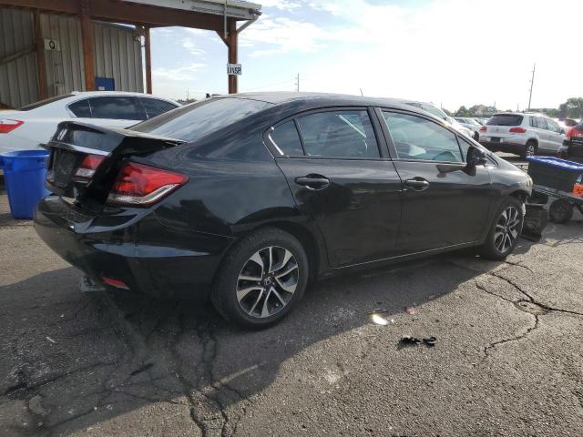 2HGFB2F91DH502833 - 2013 HONDA CIVIC EXL Czarny zdjęcie 3