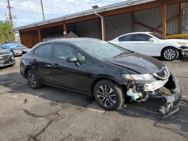 2HGFB2F91DH502833 - 2013 HONDA CIVIC EXL Czarny zdjęcie 4