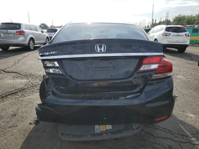 2HGFB2F91DH502833 - 2013 HONDA CIVIC EXL Czarny zdjęcie 6