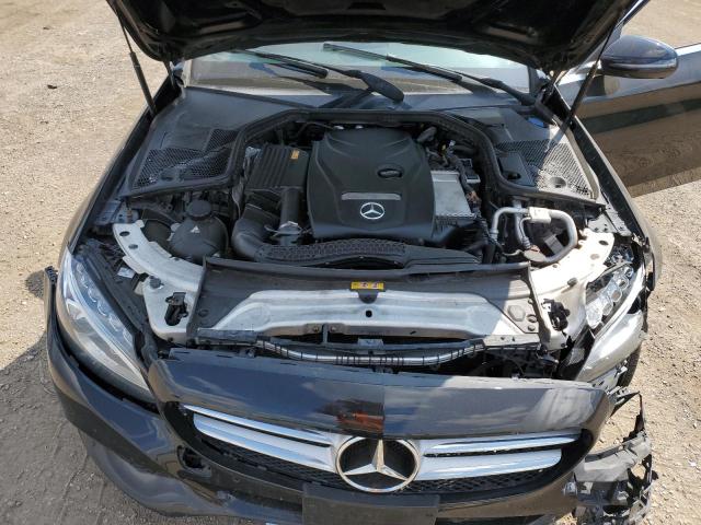 55SWF4KB5HU228859 - 2017 MERCEDES-BENZ C 300 4MATIC BLACK photo 11