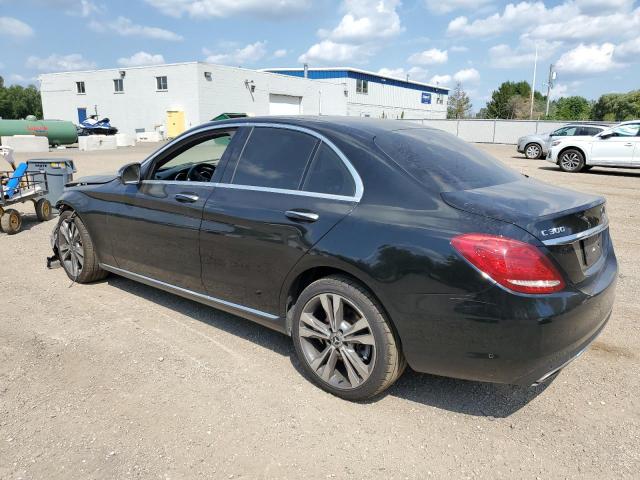 55SWF4KB5HU228859 - 2017 MERCEDES-BENZ C 300 4MATIC BLACK photo 2