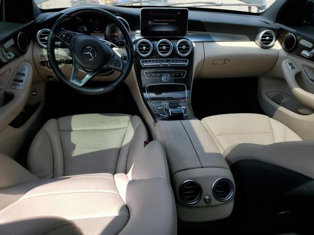 55SWF4KB5HU228859 - 2017 MERCEDES-BENZ C 300 4MATIC BLACK photo 8