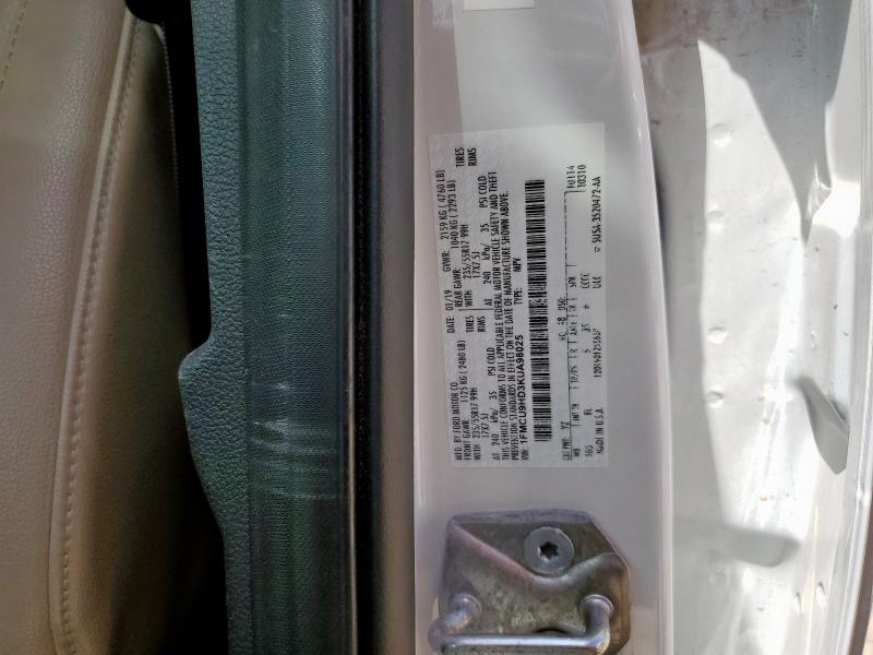 1FMCU9HD3KUA98025 - 2019 FORD ESCAPE SEL Ақ фото 13