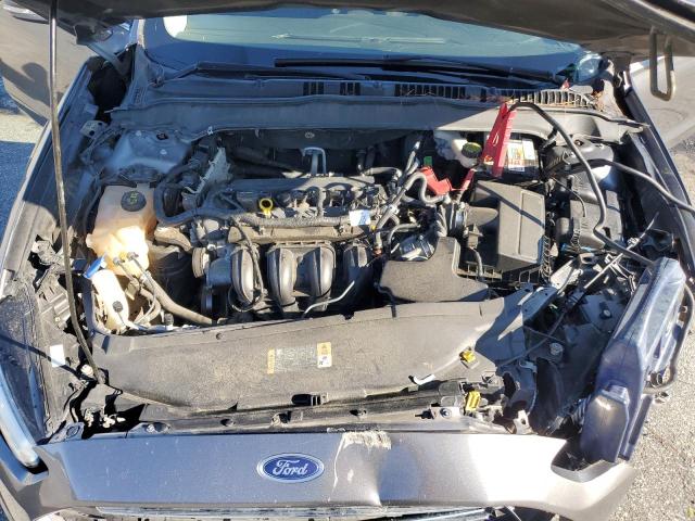 3FA6P0H78ER391287 - 2014 FORD FUSION SE GRAY photo 11