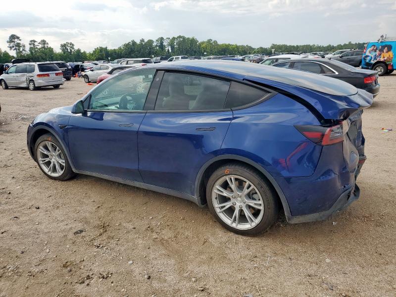5YJYGAEE8MF311711 - 2021 TESLA MODEL Y BLUE photo 2