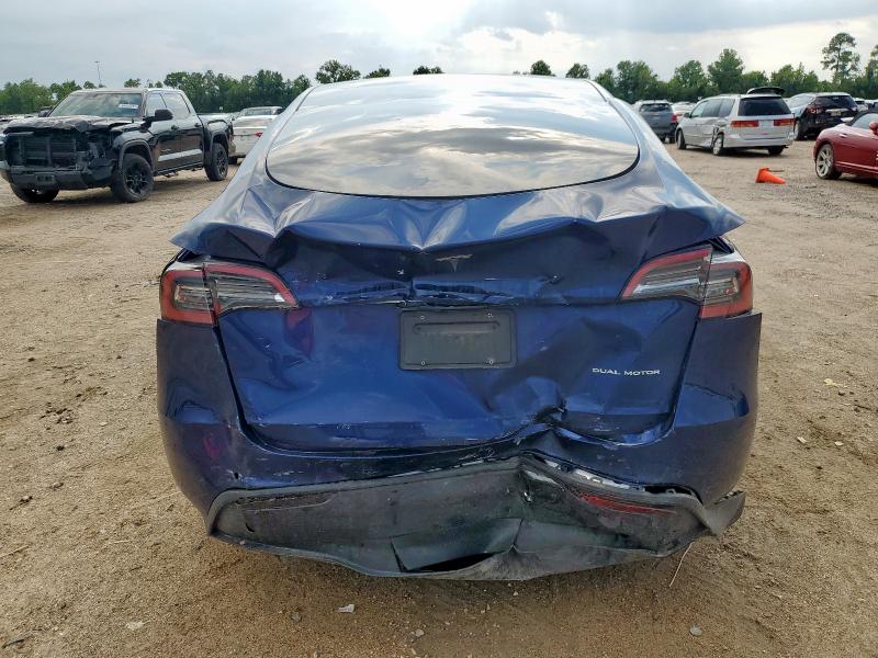 5YJYGAEE8MF311711 - 2021 TESLA MODEL Y BLUE photo 6