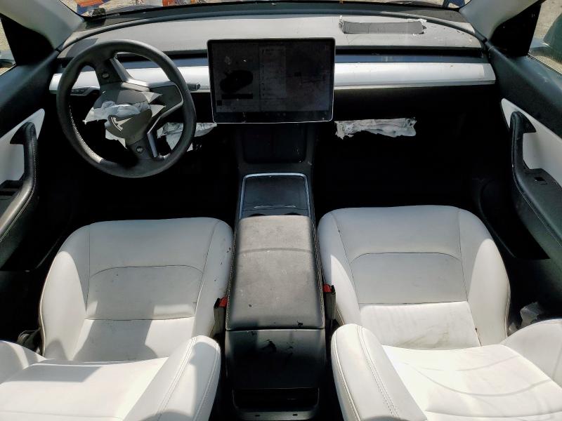 5YJYGAEE8MF311711 - 2021 TESLA MODEL Y BLUE photo 8