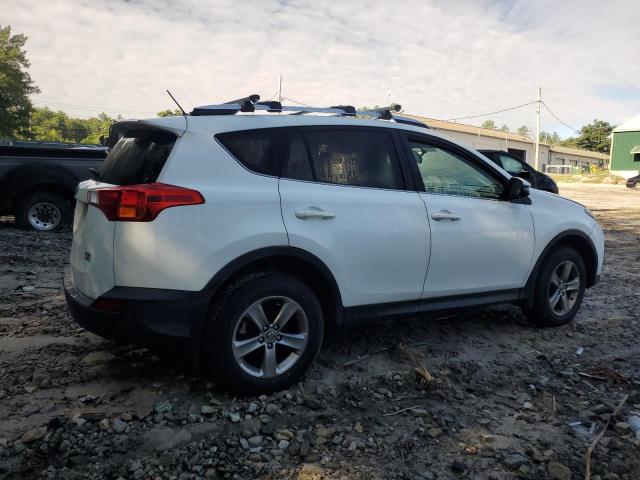 JTMRFREV6FD167964 - 2015 TOYOTA RAV4 XLE WHITE photo 3