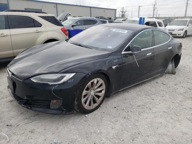 5YJSA1E21HF202915 - 2017 TESLA MODEL S Чорний фото 1