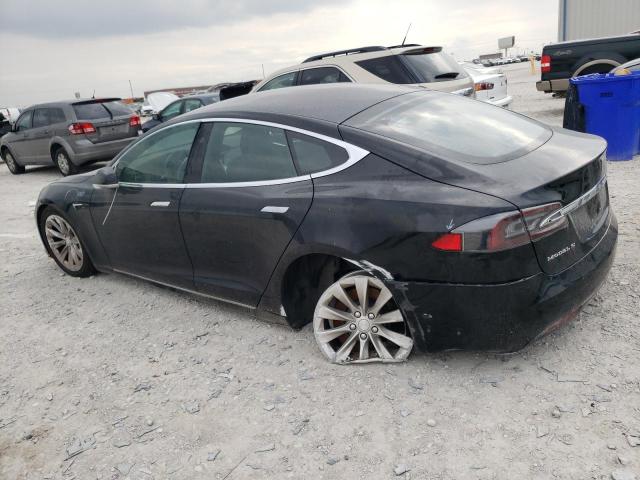 5YJSA1E21HF202915 - 2017 TESLA MODEL S Чорний фото 2
