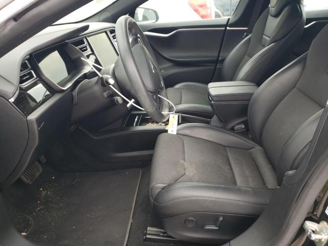 5YJSA1E21HF202915 - 2017 TESLA MODEL S Чорний фото 7
