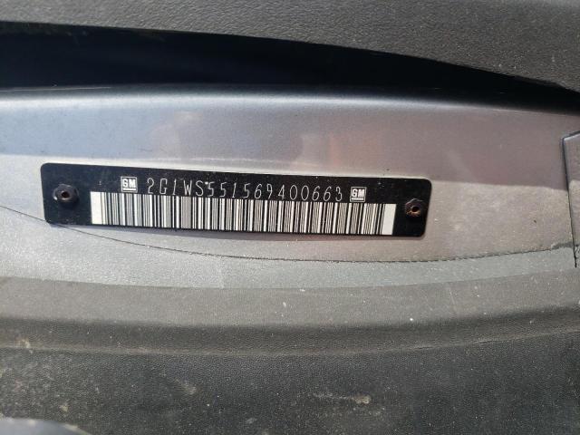 2G1WS551569400663 - 2006 CHEVROLET IMPALA POLICE SILVER photo 12