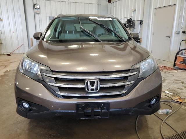 5J6RM4H74CL001525 - 2012 HONDA CR-V EXL GRAY photo 5