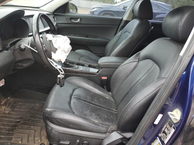 5XXGU4L34KG288428 - 2019 KIA OPTIMA EX BLUE photo 7