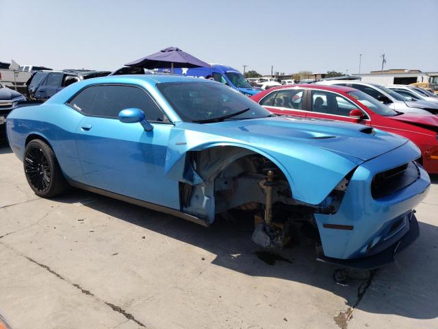 2C3CDZBT2FH913932 - 2015 DODGE CHALLENGER SXT PLUS BLUE photo 4