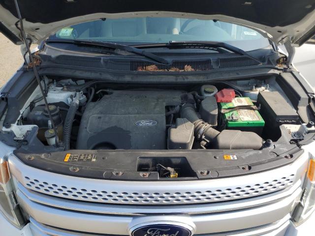 1FM5K8D88DGA13649 - 2013 FORD EXPLORER XLT თეთრი ფოტო 12
