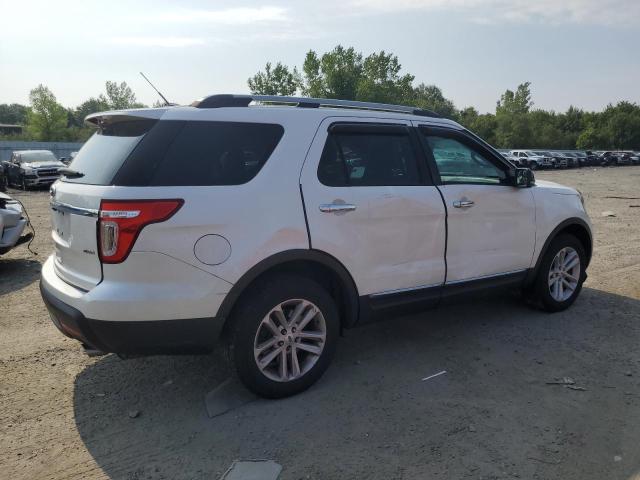 1FM5K8D88DGA13649 - 2013 FORD EXPLORER XLT თეთრი ფოტო 3