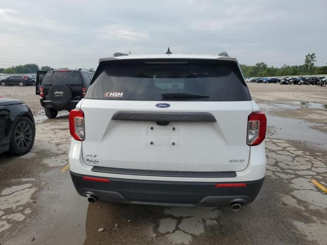 1FMSK8DH2MGB13507 - 2021 FORD EXPLORER XLT WHITE photo 6