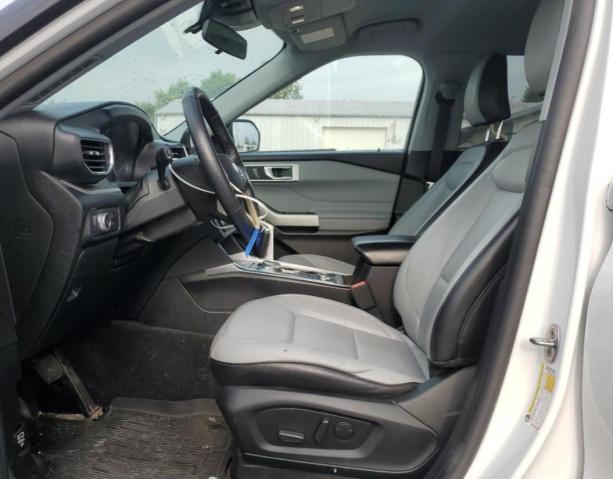 1FMSK8DH2MGB13507 - 2021 FORD EXPLORER XLT WHITE photo 7