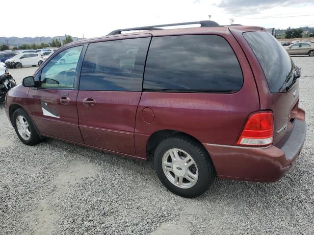 2FMZA52267BA05191 - 2007 FORD FREESTAR SEL MAROON photo 2