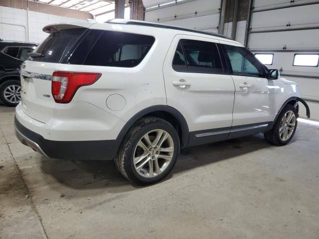 1FM5K8D87GGB93520 - 2016 FORD EXPLORER XLT WHITE photo 3