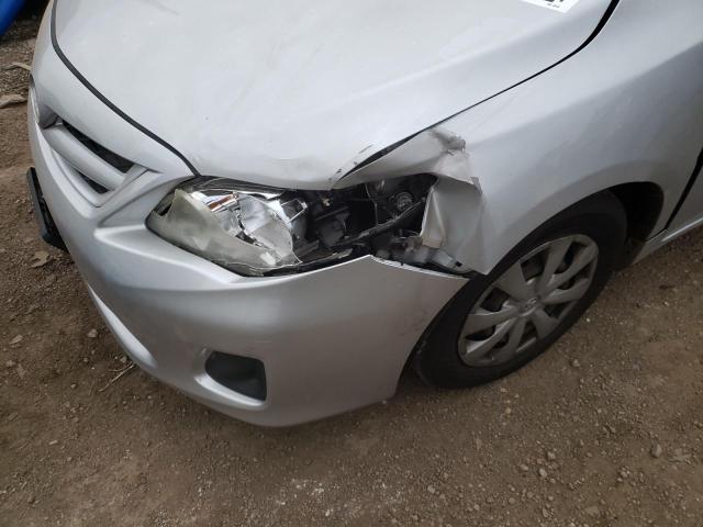 JTDBU4EE8B9169142 - 2011 TOYOTA COROLLA BASE SILVER photo 9