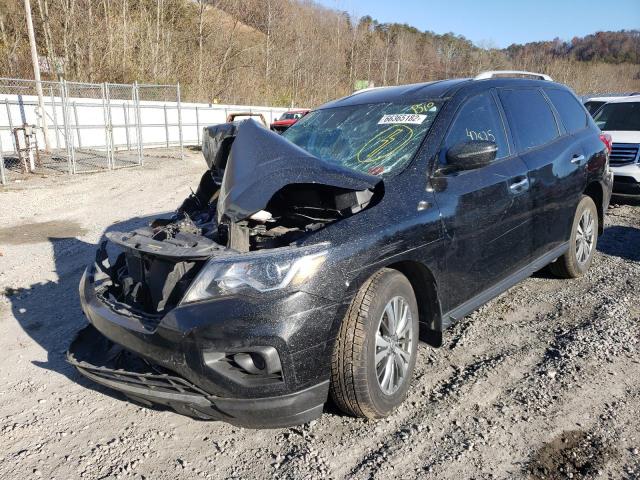 5N1DR2AM3LC624393 - 2020 NISSAN PATHFINDER S BLACK photo 2