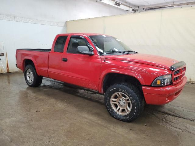 1D7HG42X23S296122 - 2003 DODGE DAKOTA SLT RED photo 4