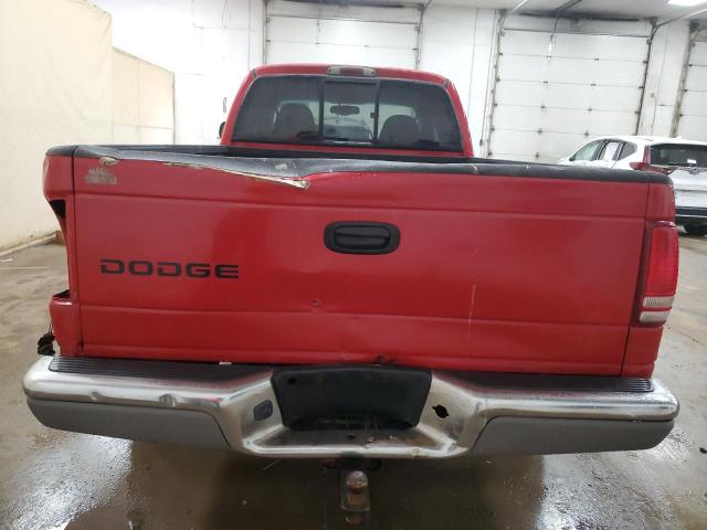1D7HG42X23S296122 - 2003 DODGE DAKOTA SLT RED photo 6