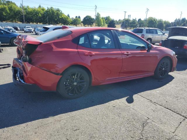 4T1DBADK1SU016633 - 2025 TOYOTA CAMRY XSE RED photo 3