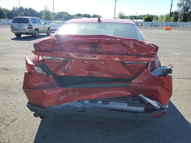 4T1DBADK1SU016633 - 2025 TOYOTA CAMRY XSE RED photo 6